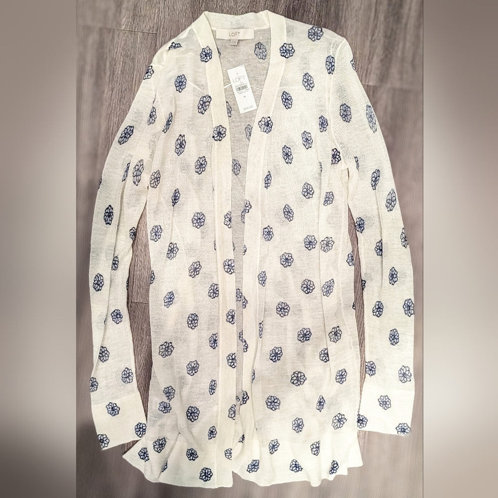 LOFT Open Front Cardigan